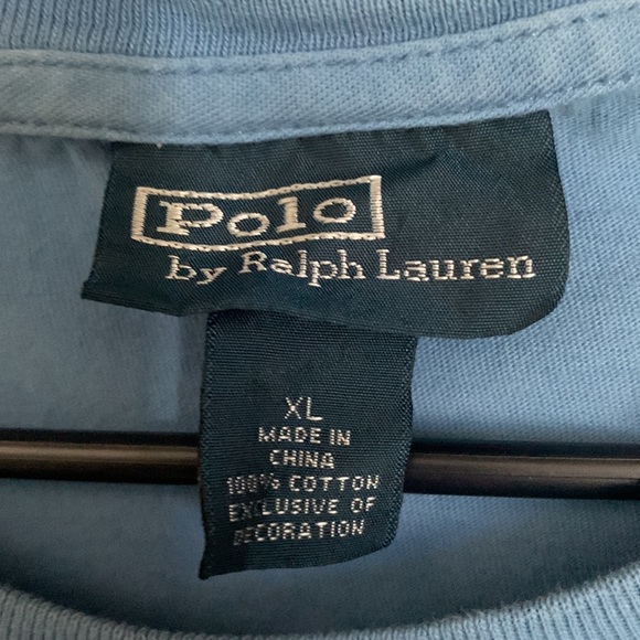 Polo Ralph Lauren Blue Logo Men’s XL T Shirt - Picture 3 of 5